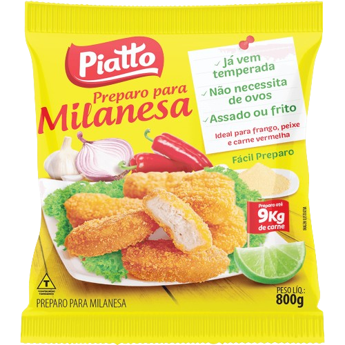 Mistura para Milanesa Piatto Pacote 800G - 40453