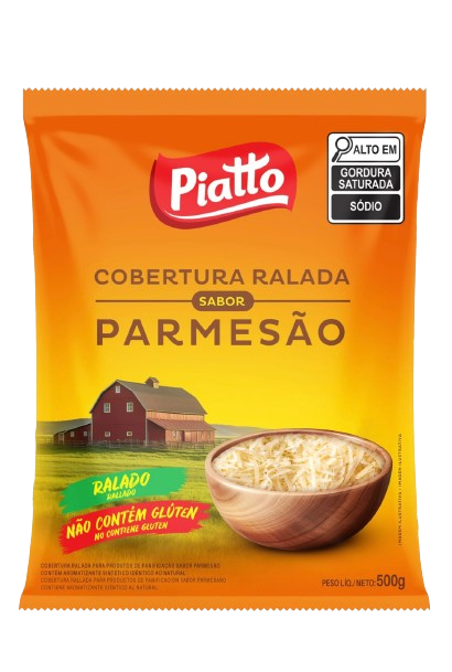 Cobertura Ralada Parmesão Piatto 500G - 40455