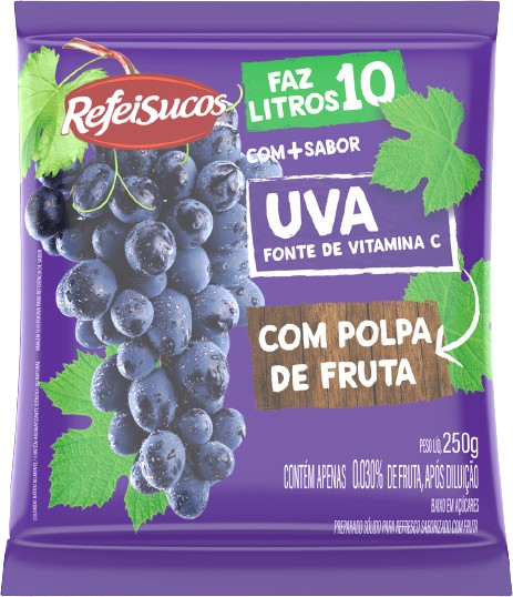 Refresco em Pó Piatto Uva 250 g - 40467