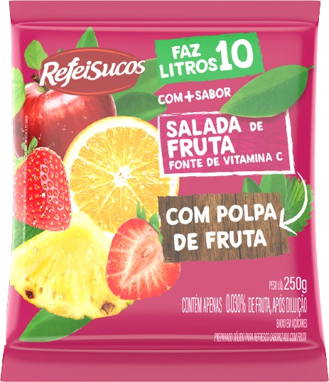 Refresco em Pó Piatto Salada de Frutas 250 g - 40471