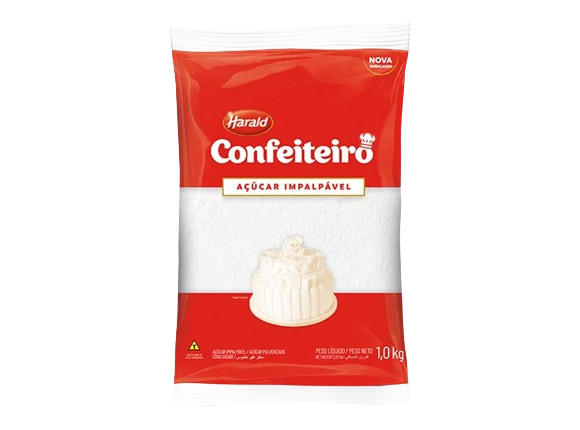 Açúcar Impalpável Confeiteiro Harald 1Kg - 40497
