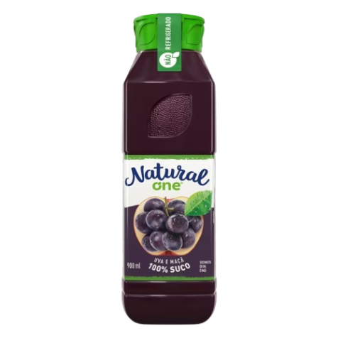 Bebida Suco Ambiente Natural One Pet 900Ml - Uva Maça