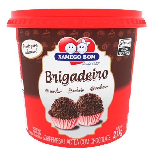 Doce Brigadeiro Xamego Bom Pote 2,1Kg - 41814