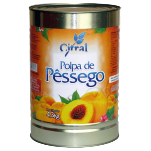 Polpa de Pêssego Citral Lata 4,3Kg - 41804