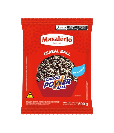 Micro Cereal Chocopower Mavalério 500 Gramas - Mesclado