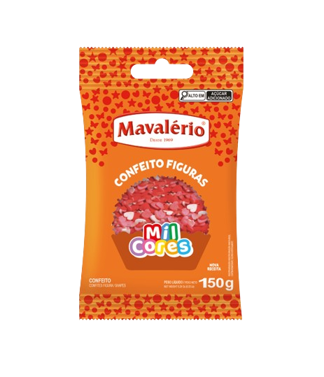 Confeito Figuras Mavalério 150 Gramas