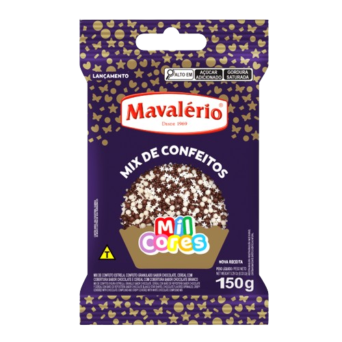 Mix Confeitos Mavalério 150 Gramas