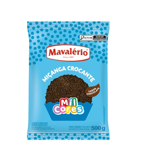 Confeito Miçanga Mavalério 500 Gramas