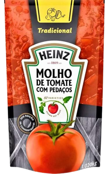 Molho Tomate Heinz Sachê 1,02 Kg