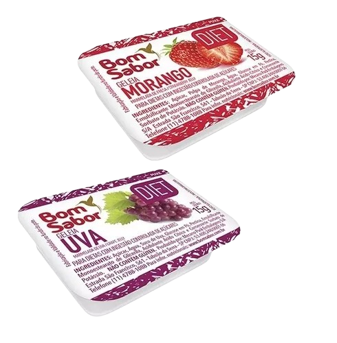 Geleia Blister Diet Bom Sabor 15 Gramas - Mor/Uva