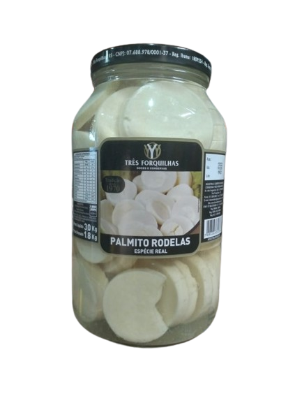 Palmito Brehm Tres Forquilhas Pl3K-Pd1,8K - Rodelas