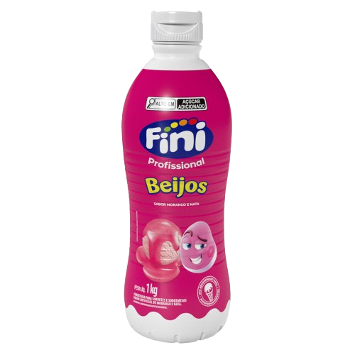 Calda Para Sorvete Fini Pet 1 Kg - Beijos