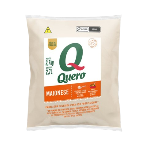 Maionese Quero Bag 2,7 Kg
