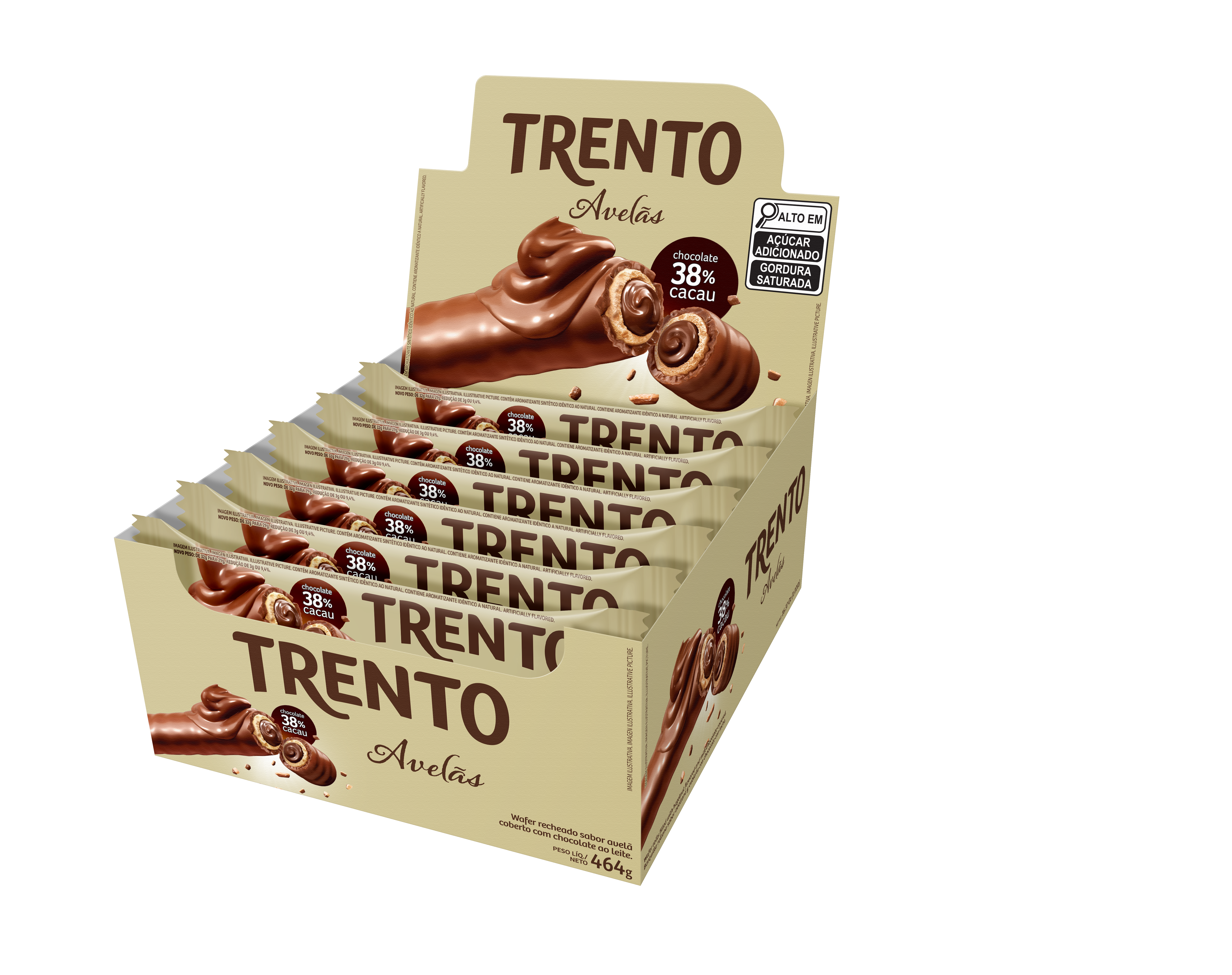 Chocolate Trento 29 Gramas - Avelã