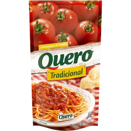 Molho Tomate Quero Sachê 1,02 Kg - Tradicional