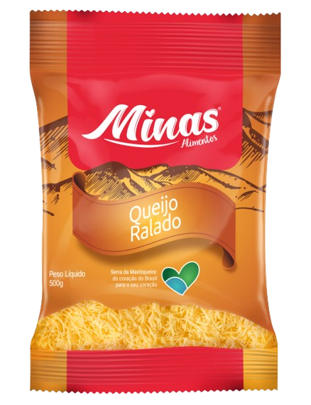 Queijo Ralado Minas 500 Gramas