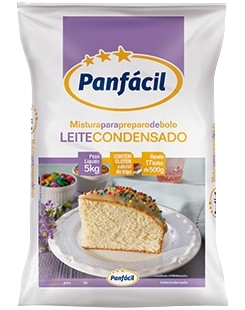Pré Mistura Bolo Panfacil 5 Kg - Leite Cond