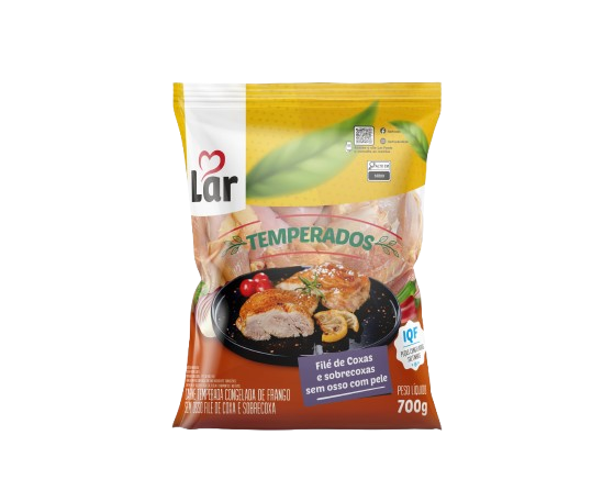 Frango Filé Coxa Sob. Iqf Lar 700 Gramas - Temperado