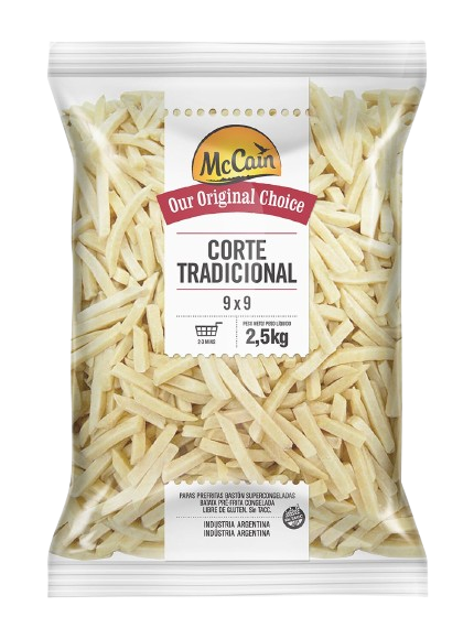 Batata 9Mm Mccain 2,5 Kg Arg A11109 - Tradicional