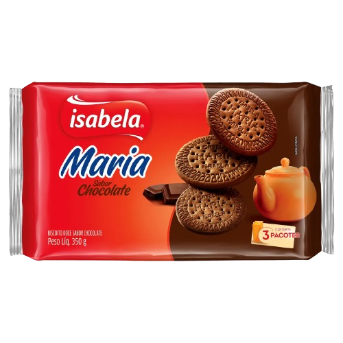 Biscoito Maria Isabela 350 Gramas - Chocolate