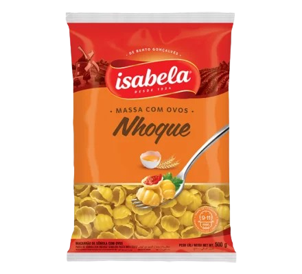 Massa Com Ovos Nhoque Isabela 500 Gramas