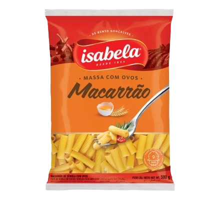 Massa Com Ovos Macarrao Isabela 500 Gramas