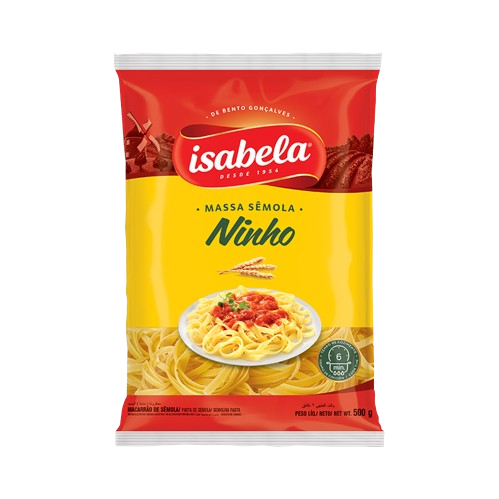 Massa Semola Ninho Estreito Isabela 500 Gramas