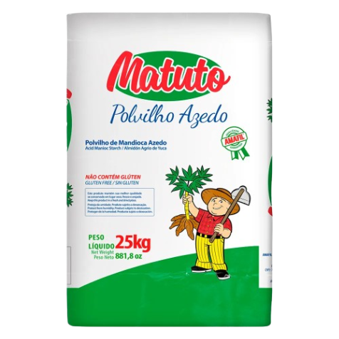 Polvilho Azedo Fino Matuto Amafil 25 Kg - .