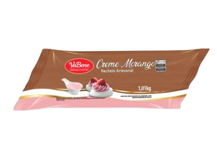 Recheio Vabene Bisnaga 1,01 Kg - Morango