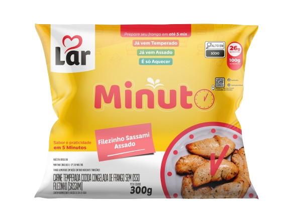 Frango Filezinho Sassami Minuto Lar 300 Gramas - Assada