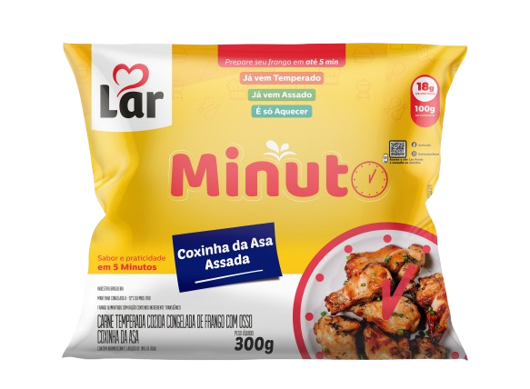 Frango Coxinha Da Asa Minuto Lar 300 Gramas - Assada