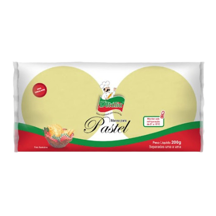 Massa Fresca Pastel Ditalia 200 Gramas