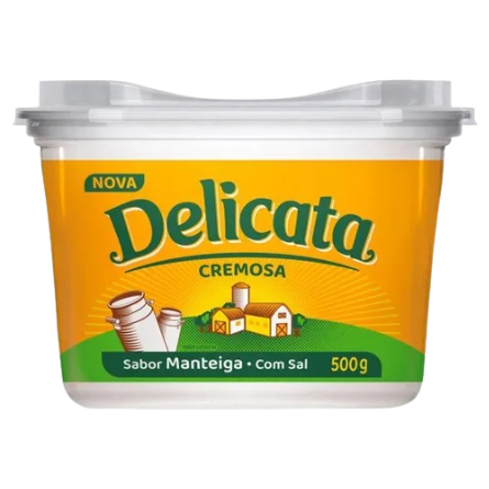 Margarina Delicata 500 Gramas - Com Sal