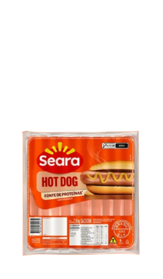 Salsicha 11 Cm Seara 2,8 Kg - S/ Corante