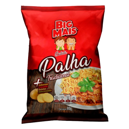 BATATA PALHA BIG MAIS 80G - CX40