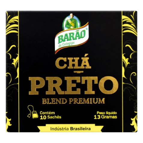 Chá Barão 13 Gramas - Preto