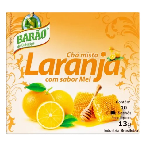 Chá Barão 13 Gramas - Laranja Mel