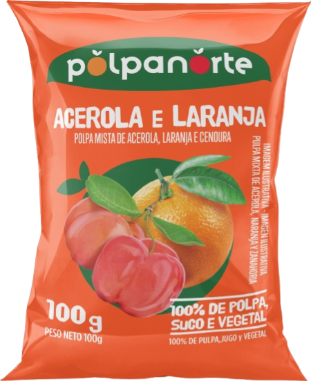 Polpa Fruta Congelado Polpanorte 100 Gramas - Acer Lar