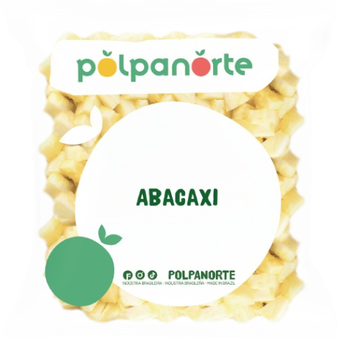 Fruta Granel Congelado Polpanorte 1,02 Kg - Abacaxi