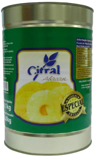 ABACAXI EM CALDA CITRAL LATA 2KG - RODELAS CX4