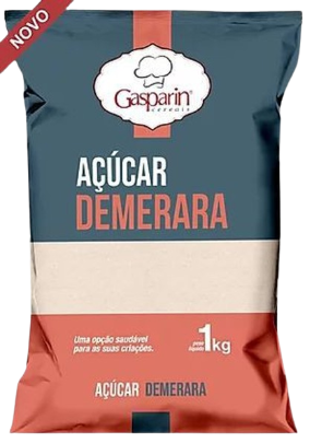 ACUCAR DEMERARA GASPARIN 1KG - FD10