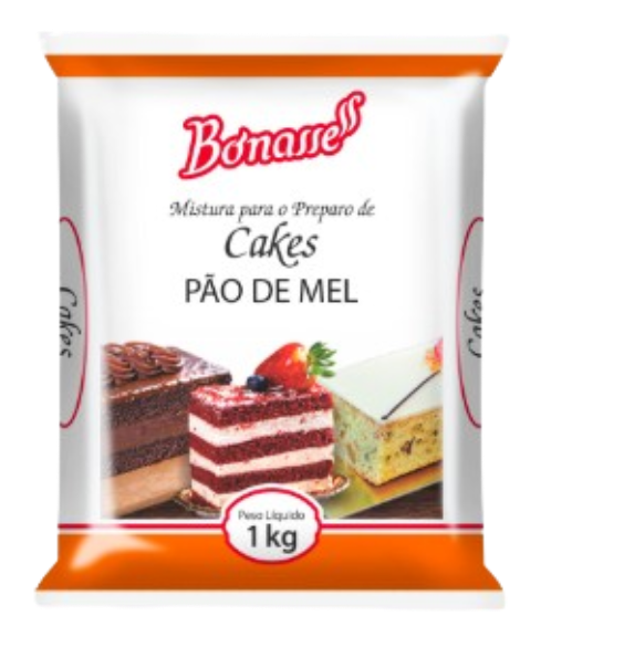 MISTURA CAKE BONASSE 1KG - PAO MEL FD12