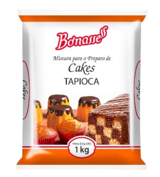 MISTURA CAKE BONASSE 1KG - TAPIOCA FD12
