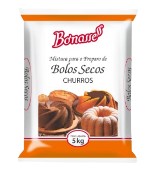 MISTURA BOLO BONASSE PCT 5KG - CHURROS