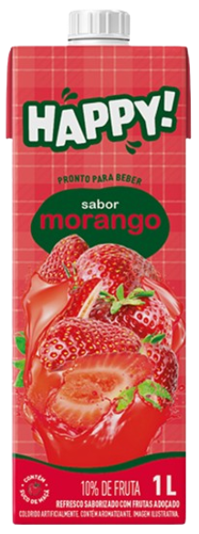 BEB SUCO HAPPY ALIANCA TP 1LT - MORANGO CX12
