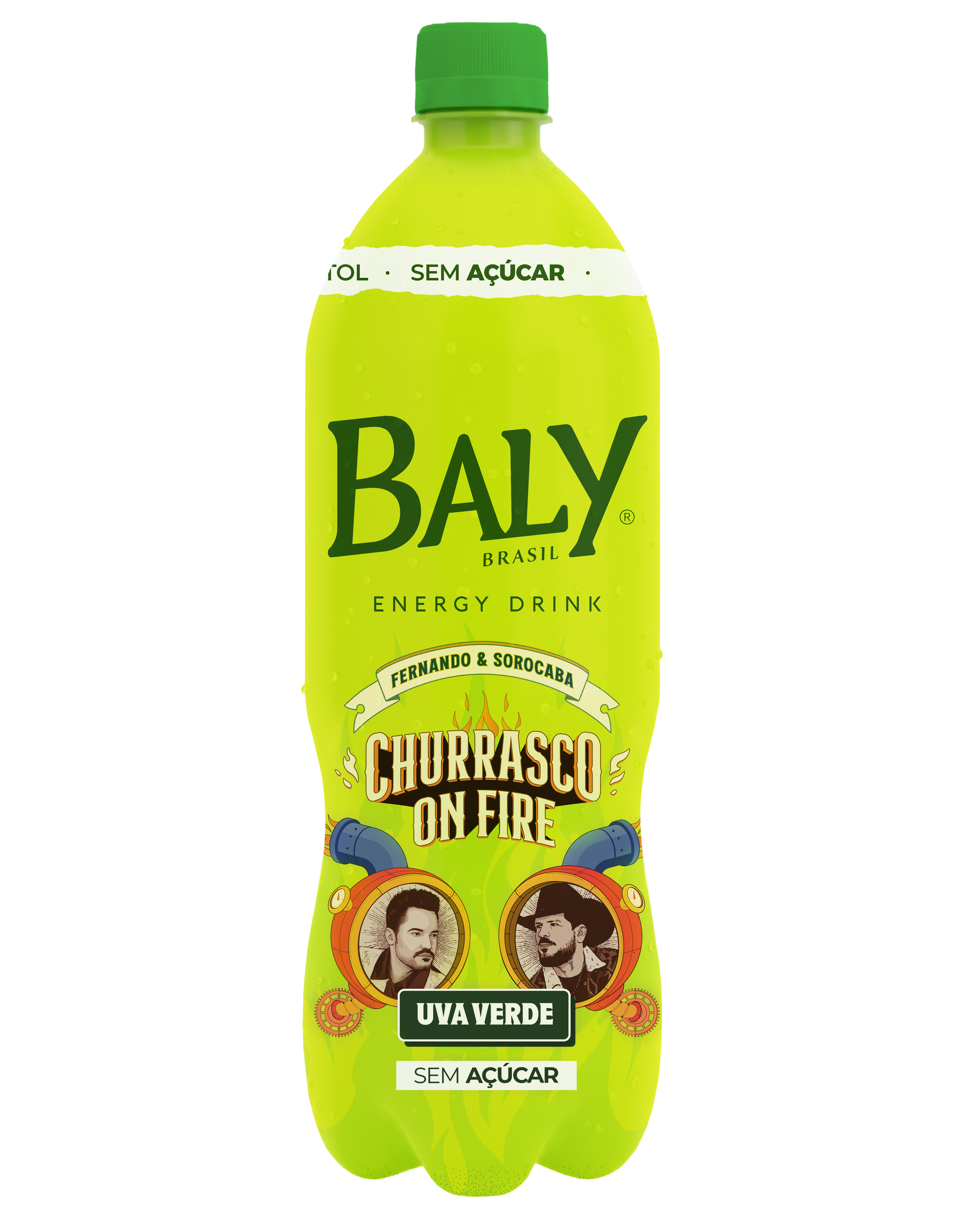ENERGETICO BALY S/ACUCAR 1LT - UVA VERDE FD6