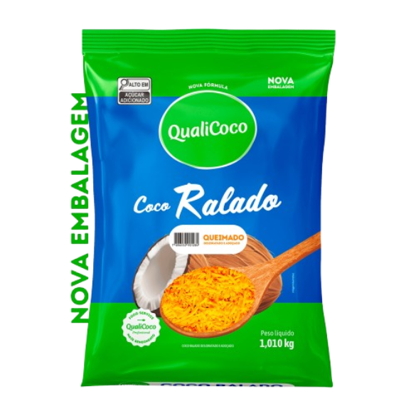 COCO RALADO QUEIMADO QUALICOCO 1,001KG - FD10